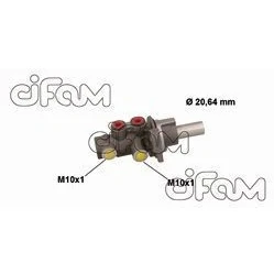 Imagem de CIFAM 202 886 Bomba Central Dos Travões 20,64mm Alumínio FORD: FIESTA 6