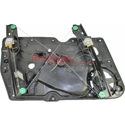 Imagem de Metzger Elevador de vidro à frente, lado direito elétrico sem motor elétrico, com suporte base 2160312 VOLKSWAGEN: GOLF 6