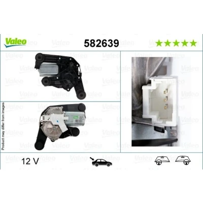 Imagem de VALEO 582639 Motor de Limpa Vidros 12 traseira para veículos volante à esquerda/direita