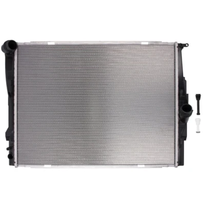 Imagem de NISSENS 60786A Radiador, arrefecimento do motor Alumínio 600 454 32 Aletas de refrigeração soldadas BMW: 3 Coupe, 1 Hatchback, Touring endado,