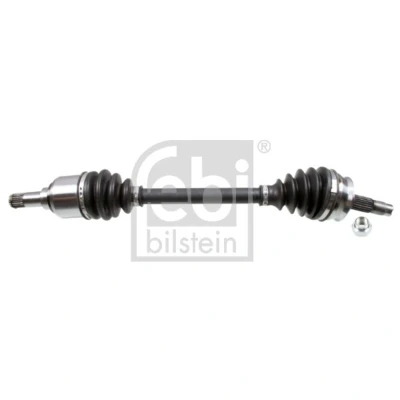 Imagem de FEBI BILSTEIN 182447 Veio de transmissão Eixo dianteiro, lado esquerdo com porca FIAT: 500 Hatchback