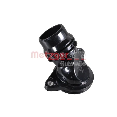 Imagem de METZGER 4010600 Flange Plástico Bomba de água, em baixo com acoplamento rápido VOLKSWAGEN: GOLF 5, Passat B6 Variant, 6, AUDI: A3 Hatchback