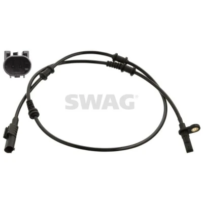 Imagem de SWAG 10 6704 Sensor de ABS Eixo dianteiro, lado esquerdo, direito 922 MERCEDES BENZ: Classe B, CLA Coupe, A