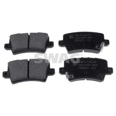 Imagem de SWAG 85 91 6801 Jogo de pastilhas para travão disco Eixo traseiro com avisador sonoro desgaste HONDA: CIVIC 8 Hatchback,