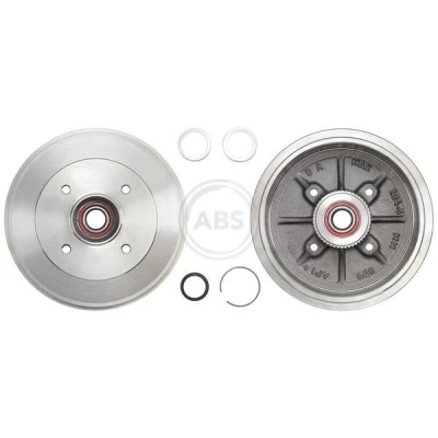 Imagem de A.B.S. 2511 SC Tambor de Travão com anel sensor do ABS 247 CITROËN: Saxo Hatchback, PEUGEOT: 206 106 II Hatchback