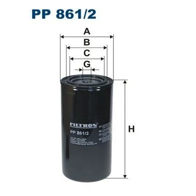 Imagem de FILTRON PP 861/2 Filtro de Combustível aparafusado
