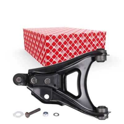 Imagem de FEBI BILSTEIN 06938 Braço de suspensão com chumaceira Eixo dianteiro, lado esquerdo, em baixo transversal Chapa aço RENAULT: CLIO 1