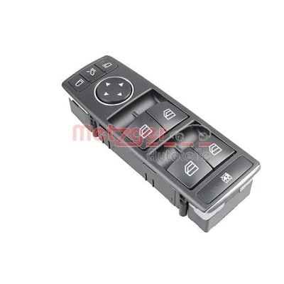 Imagem de METZGER 0916683 Interruptor, elevadores dos vidros à frente, do lado condutor MERCEDES BENZ: Classe C Sedan, E T modell