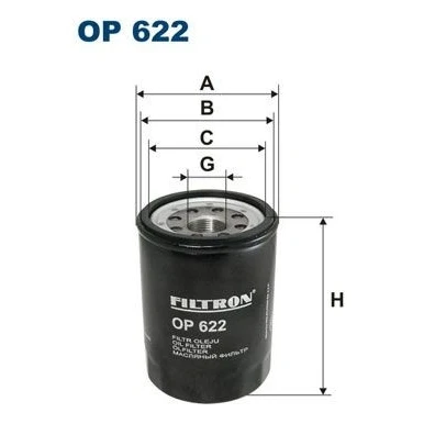 Imagem de FILTRON OP 622 Filtro de óleo M 26 X 1.5 aparafusado OPEL: Campo, Frontera A SUV, Monterey A, SUZUKI: Vitara I Grand 1 SUV
