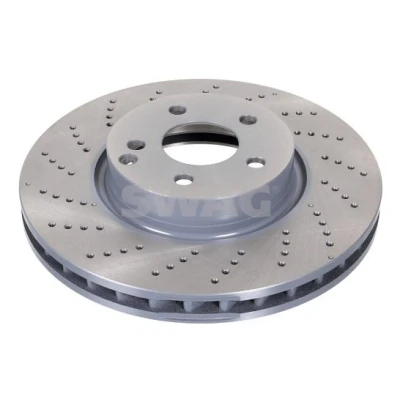 Imagem de SWAG 10 93 0553 Disco de travão Eixo dianteiro 322 32 5 112 perfurado/ventilado revestido MERCEDES BENZ: Classe C Sedan, E Sedan
