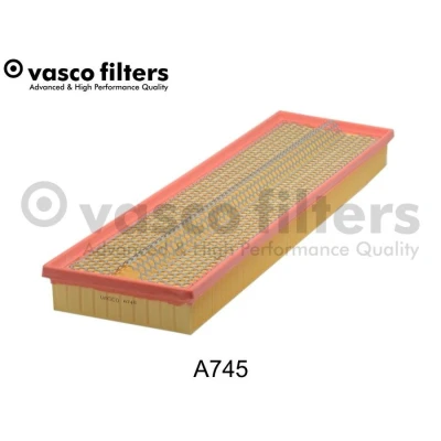 Imagem de DAVID VASCO A745 Filtro de ar 50 171 599 rectangular Cartucho filtrante com grelha integrada MERCEDES BENZ: T2/LN1 Camião basculante