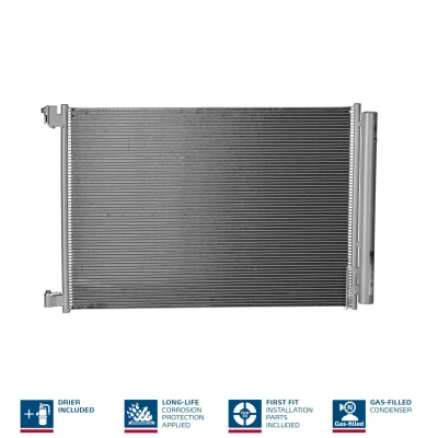 Imagem de NISSENS 940519 Condensador com secador Alumínio 673 R 134a MERCEDES BENZ: Classe C T modell, GLC SUV