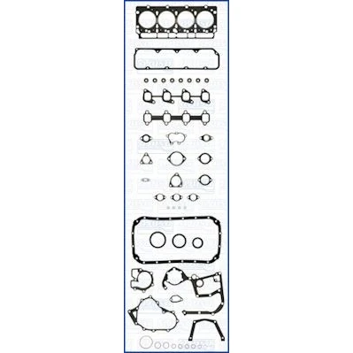 Imagem de AJUSA FIBERMAX 50109500 Jogo completo de juntas, motor Com junta da cabeça do motor, retentores haste válvulas FORD: Transit Mk4 Van