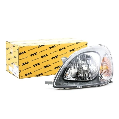 Imagem de TYC 20 5730 08 2 Farol Principal esquerda H4 com motor elétrico TOYOTA: Yaris I Hatchback