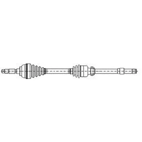 Imagem de METELLI 17 0218 Veio de transmissão 865 84 CITROËN: Berlingo / First I, I Van, Xsara Picasso
