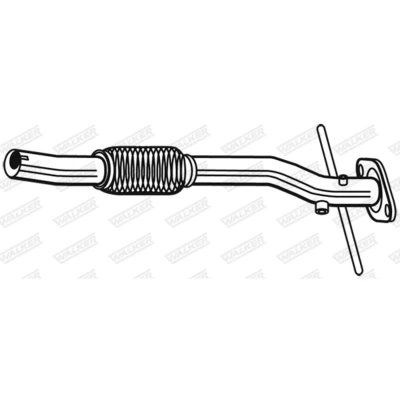 Imagem de WALKER 10658 Tubo de escape 660 sem componentes montagem