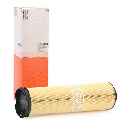 Imagem de MAHLE ORIGINAL LX 816/4 Filtro de ar 433,5mm 119,8mm Cartucho filtrante MERCEDES BENZ: Classe E Sedan, T modell, S Sedan