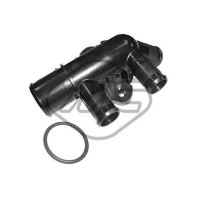 Imagem de Metalcaucho 03544 Flange Plástico com junta sem termóstato PEUGEOT: Partner I Van, 205 F 306 Hatchback, CITROËN: Xsara Evasion
