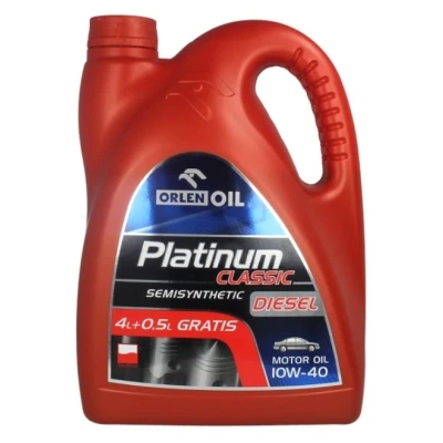 Imagem de Orlen Platinum Classic DIESEL SEMISYNTHETIC 10W 40 4l Óleo do motor QFS405B60 MERCEDES BENZ: Classe C Sedan, 190, Sedan