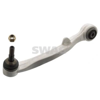 Imagem de SWAG 20 92 1513 Braço de suspensão com chumaceira Eixo dianteiro, em baixo, esquerda transversal Alumínio BMW: 7, 6 Coupe
