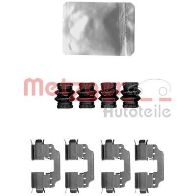 Imagem de METZGER 109 1881 Kit de acessórios, pastilhas travão MERCEDES BENZ: Classe A