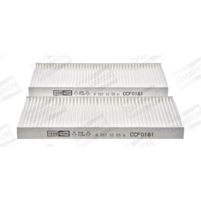 Imagem de CHAMPION CCF0181 Filtro, ar do habitáculo Filtro de pólen, partículas 216 108 17 HYUNDAI: Tucson, KIA: SORENTO 1, Sportage II