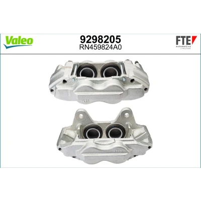 Imagem de FTE 9298205 Pinça de travão cinzento Ferro fundido Eixo dianteiro, lado direito sem suporte TOYOTA: Land Cruiser Prado 120