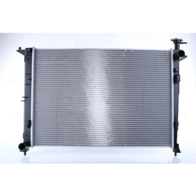 Imagem de NISSENS 606824 Radiador, arrefecimento do motor Alumínio 670 468 22 Aletas de refrigeração soldadas