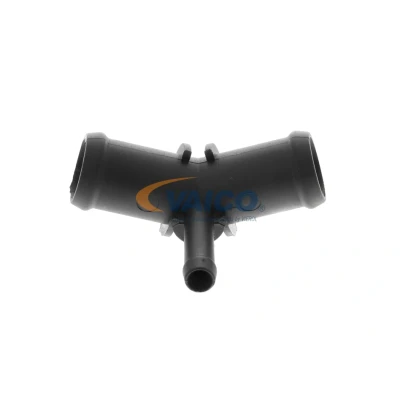 Imagem de VAICO V10 6549 Flange Poliamida 6.6, GFK (plástico reforçado a fribra de vidro) da peça ligação para o termóstato VOLKSWAGEN: Golf 7