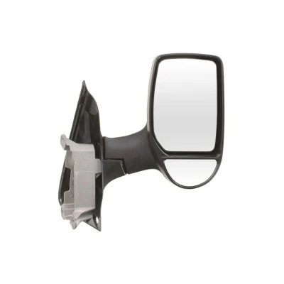 Imagem de espelho retrovisor Magneti Marelli 182203226670 à direita preto rugoso manual Braço do curto, convexo para veículo com volante esquerda