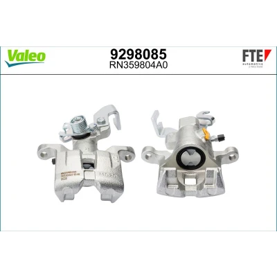 Imagem de FTE 9298085 Pinça de travão cinzento Ferro fundido Eixo traseiro direito sem suporte MAZDA: 6 SW, Carrinha, Hatchback