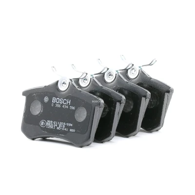 Imagem de BOSCH 0 986 494 596 Jogo de pastilhas para travão disco Baixo teor metálico com instruções montagem, chapa anti ruído, parafusos endado,