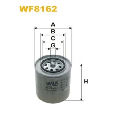 Imagem de Filtro combustível wix wf8162
