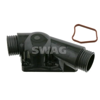 Imagem de SWAG 20 92 3741 Flange Plástico com junta BMW: 3 Sedan, Compact, Touring