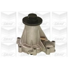 Imagem de GRAF PA583 Bomba de água com junta mecânico Fundição cinzenta para accionamento da correia trapezoidal estriada MERCEDES BENZ: Classe C Sedan