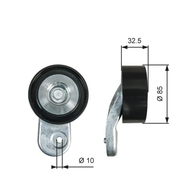 Imagem de GATES T36643 Polia de Desvio