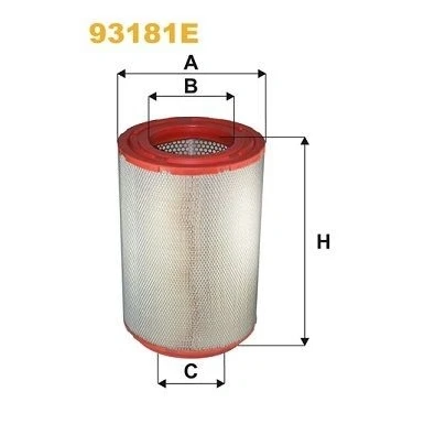 Imagem de WIX FILTERS 93181E Filtro de ar 465 309 Cartucho filtrante