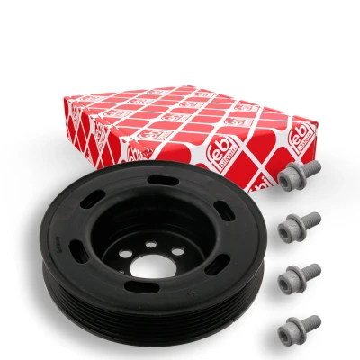 Imagem de FEBI BILSTEIN 33608 Polia da cambota 6PK 143 5 com parafusos, para ProKit AUDI: A6 C5 Avant, A4 B6 Sedan, VOLKSWAGEN: Sharan I