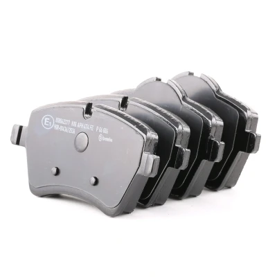 Imagem de BREMBO P 06 086 Jogo de pastilhas para travão disco preparado indicador aviso desgaste com parafusos pinça acessórios