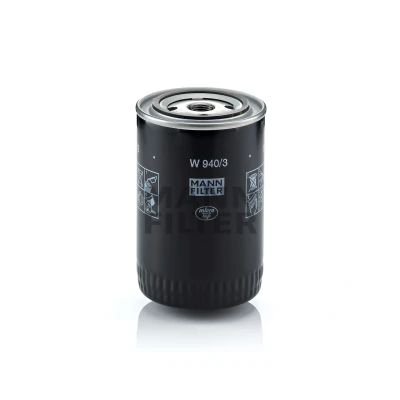 Imagem de MANN FILTER W 940/3 Filtro de óleo 3/4 16 UNF com duas válvulas retenção aparafusado