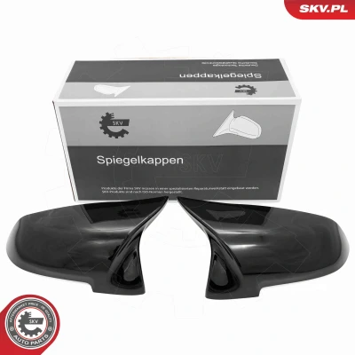 Imagem de ESEN SKV 66SKV916 Revestimento, retrovisor exterior esquerda, à direita preto, brilhante BMW: 5 Touring