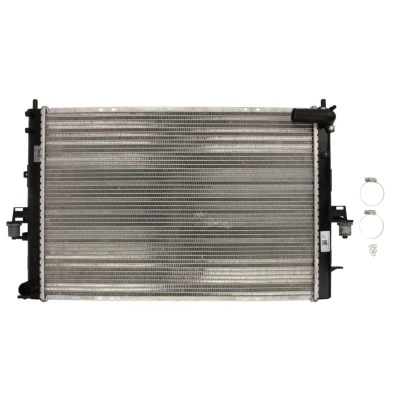 Imagem de NRF EASY FIT 55319 Radiador, arrefecimento do motor Alumínio 648 445 34 com componentes de montagem Aletas refrigeração soldadas