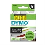 Imagem de Dymo D1 Etiquetas Poliéster 19mmx7m Preto/Amarelo