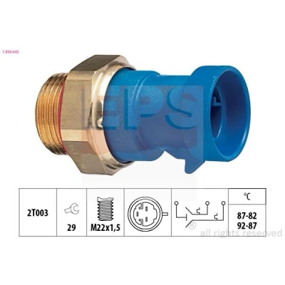 Imagem de EPS 1.850.642 Interruptor de temperatura, ventilador do radiador M22x1,5 Made in Italy OE Equivalent FIAT: Punto I Hatchback