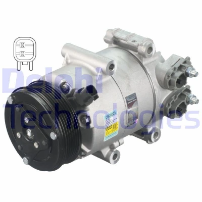 Imagem de DELPHI CS20323 compressor Visteon VS16 PAG 46 com óleo de FORD: FIESTA 6