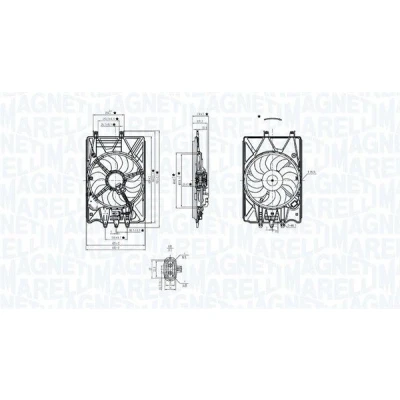 Imagem de MAGNETI MARELLI 069422781010 Ventilador de Radiador 405 12 297