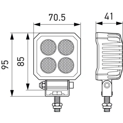 Imagem de HELLA 1GA 357 110 002 Farol de trabalho