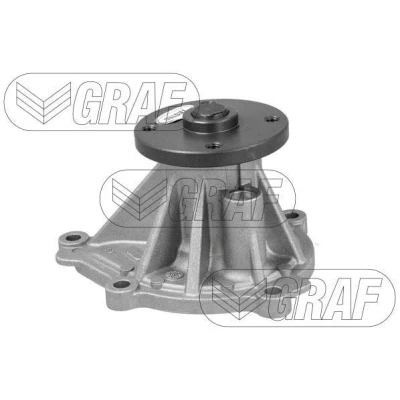 Imagem de GRAF PA1508 Bomba de água com junta mecânico Metal para accionamento da correia trapezoidal estriada