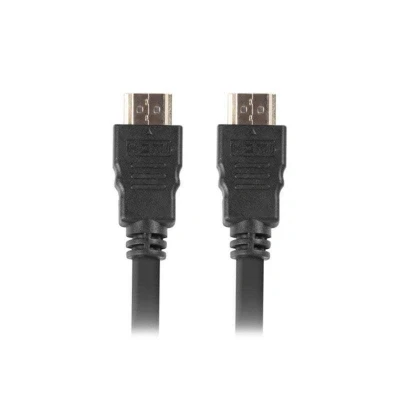 Imagem de Cabo HDMI Lanberg CA 10CC 0075 BK 7,5 m 2.0 Macho/Macho Dourado Preto