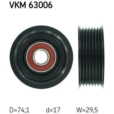 Imagem de SKF VKM 63006 Polia de Desvio HONDA: CIVIC 8 Hatchback, 7 Accord Limousine